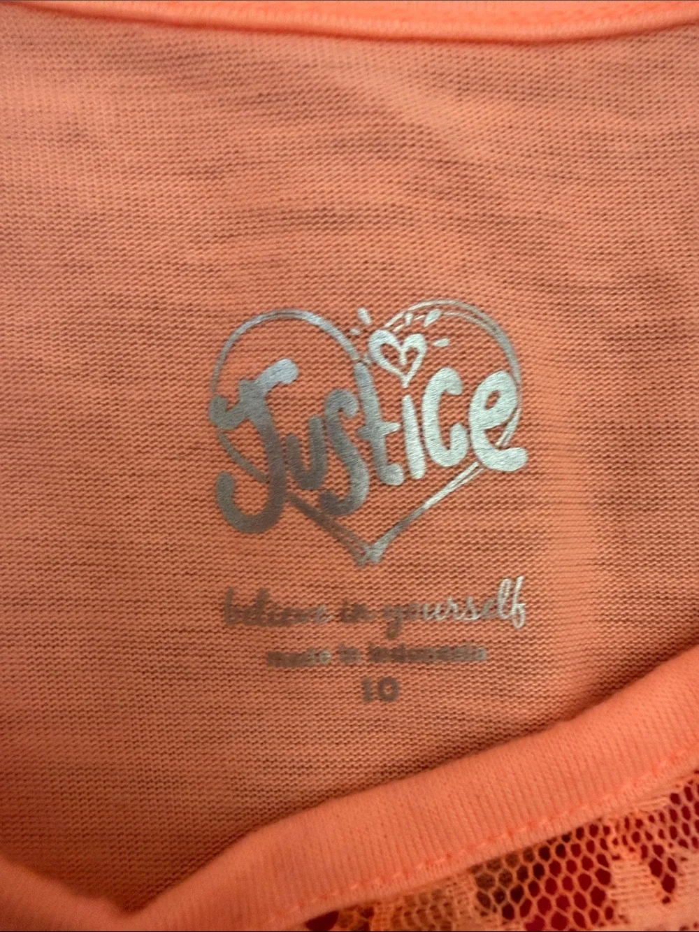 Justice ombre lace